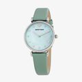 Retro Sea Blue Mother Of Pearl Dial - Green - 4