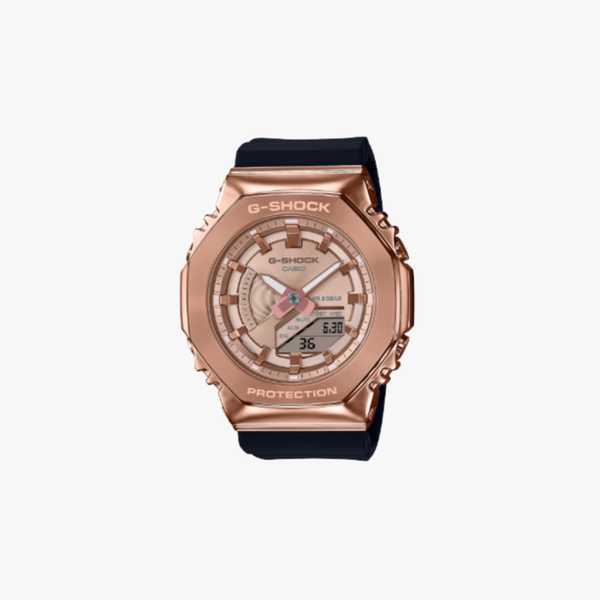 [ประกันร้าน] G-Shock นาฬิกาข้อมือผู้หญิง รุ่น GM-S2100PG-1A4DR-S Mini Rose Gold Dial - Black