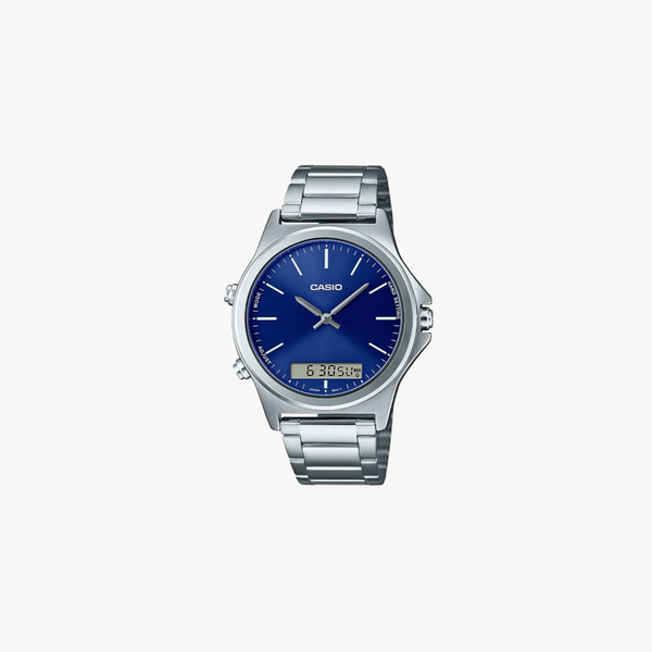 [ประกันร้าน] Casio นาฬิกาข้อมือผู้ชาย รุ่น MTP-VC01D-2EUDF-S Classic Silver