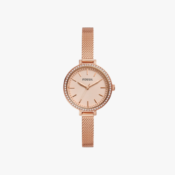 Fossil Ladies Classic Minute Three-hand Rose Gold Stainless Steel - Rose Gold