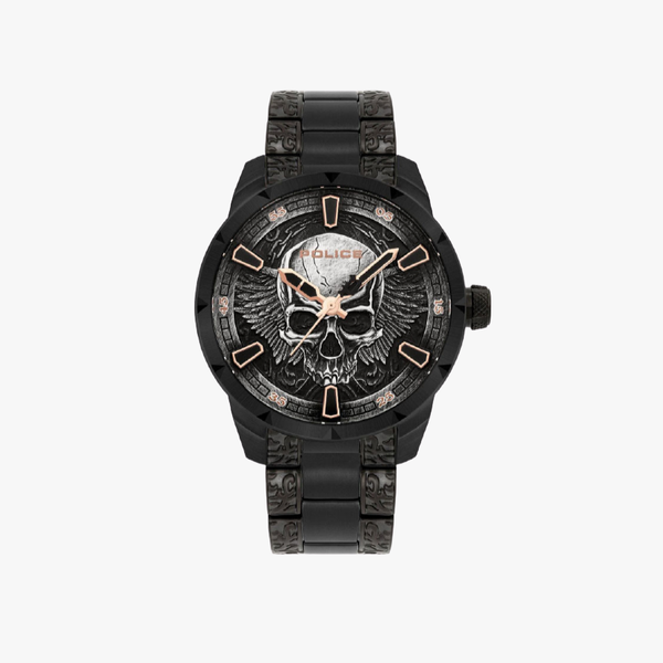 Police Black Stainless steel Santorin Set Watch & Bracelet