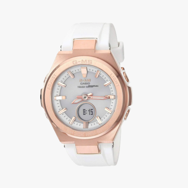 Baby-G G-MS Silver Dial - White