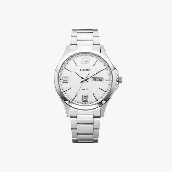[ประกันร้าน] CITIZEN นาฬิกาข้อมือผู้ชาย รุ่น BF2001-55A  AQ Mid Silver Dial Silver