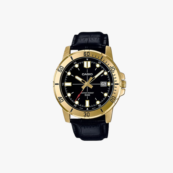 [ประกันร้าน] Casio นาฬิกาข้อมือผู้ชาย รุ่น MTP-VD01GL-1EVUDF-S Standard Black