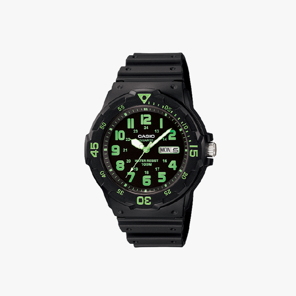[ประกันร้าน] CASIO นาฬิกาข้อมือผู้ชาย รุ่น MRW-200H-3BVDF-S Standard Black