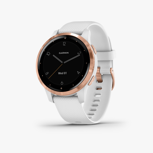 Vivoactive 4s - Rose Gold With White 