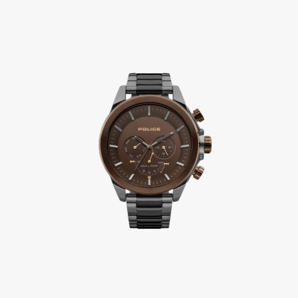 นาฬิกาข้อมือผู้ชาย Police Multifunction BELMONT watch รุ่น PL-15970JSUBZ/12M สีดำ