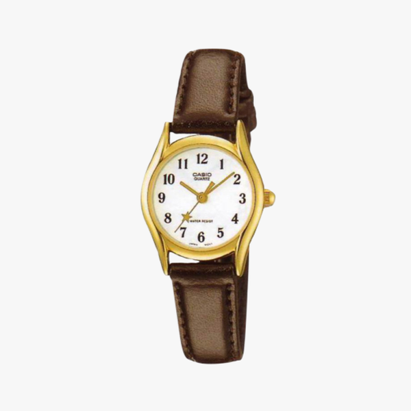 [ประกันร้าน] CASIO นาฬิกาข้อมือผู้หญิง รุ่น LTP-1094Q-7B4RDF-S Enticer Standard Brown