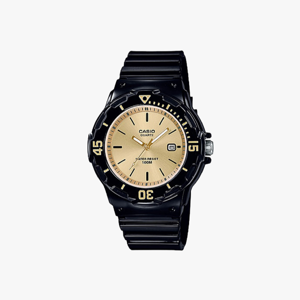 [ประกันร้าน] CASIO นาฬิกาข้อมือผู้ชาย รุ่น LRW-200H-9E Standard Beige Dial Black