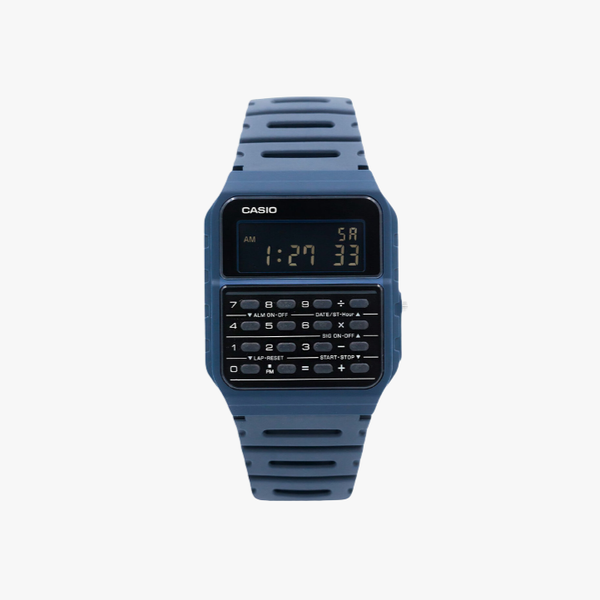 [ประกันร้าน] CASIO นาฬิกาข้อมือผู้ชาย รุ่น CA-53WF-2BDF-S Data Bank Youth Blue
