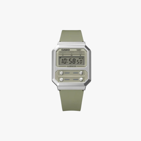 [ประกันร้าน] Casio นาฬิกาข้อมือ รุ่น A100WEF-3ADF-S Vintage Green