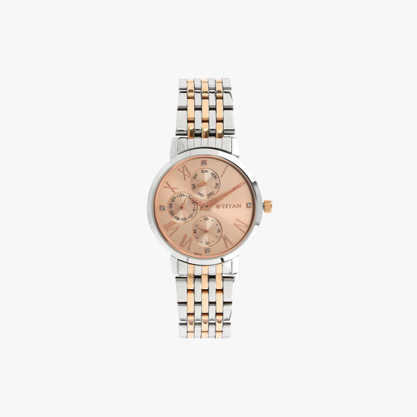 นาฬิกา TITAN ผุ้หญิงรุ่น NEO - II T-2569KM02 สีโรสโกล์ด