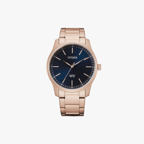[ประกันร้าน] CITIZEN นาฬิกาข้อมือผู้ชาย รุ่น BH5003-51L AQ Elegant Blue Dial Gold