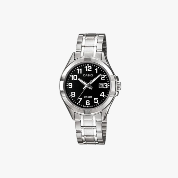 [ประกันร้าน] CASIO นาฬิกาข้อมือผู้หญิง รุ่น LTP1308D-1B-S Standard Silver