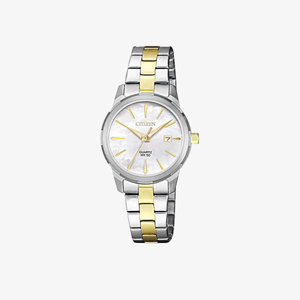 [ประกันร้าน] CITIZEN นาฬิกาข้อมือผู้หญิง รุ่น EU6074-51D AQ Mid Quartz Watch