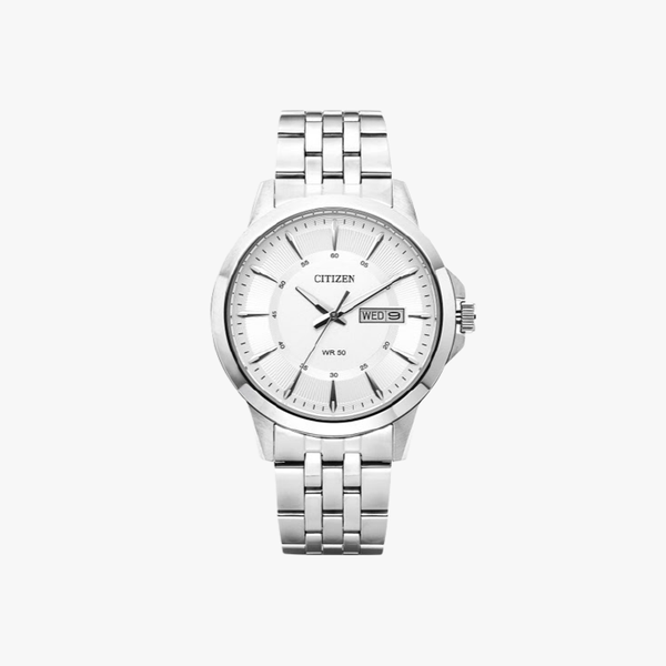 [ประกันร้าน] CITIZEN นาฬิกาข้อมือผู้ชาย รุ่น BF2011-51A AQ Mid Black Dial Silver