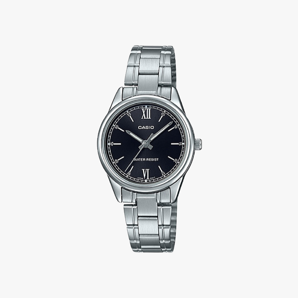 [ประกันร้าน] CASIO นาฬิกาข้อมือผู้หญิง รุ่น LTP-V005D-1B2 Standard Silver