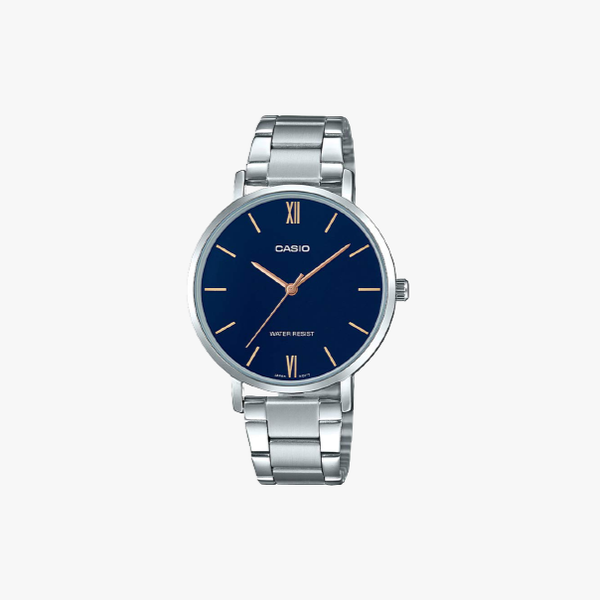 [ประกันร้าน] CASIO นาฬิกาข้อมือผู้หญิง รุ่น LTP-VT01D-2BUDF-S Standard Silver