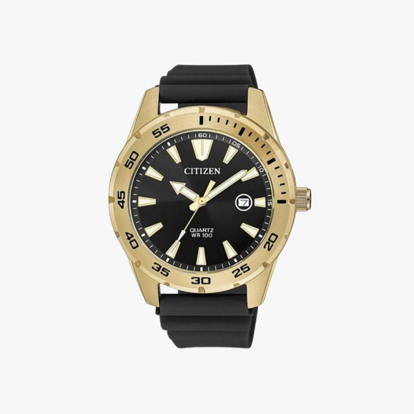 [ประกันร้าน] CITIZEN นาฬิกาข้อมือผู้ชาย รุ่น BI1043-01E AQ Mid Black Dial Black