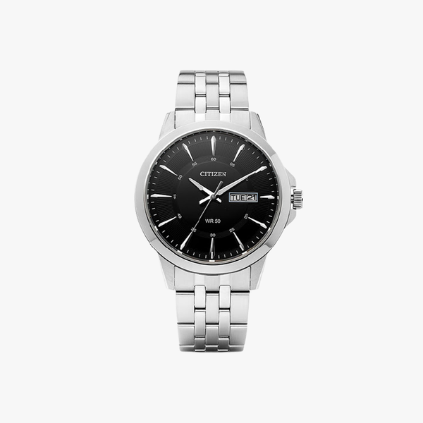 [ประกันร้าน] CITIZEN นาฬิกาข้อมือผู้ชาย รุ่น BF2011-51E AQ Mid Black Dial Silver