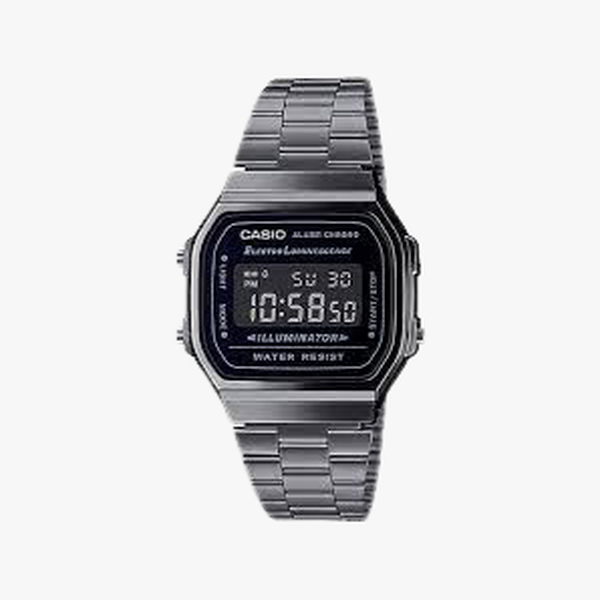 [ประกันร้าน] CASIO นาฬิกาข้อมือ รุ่น A168WGG-1BDF-S Vintage Series Black