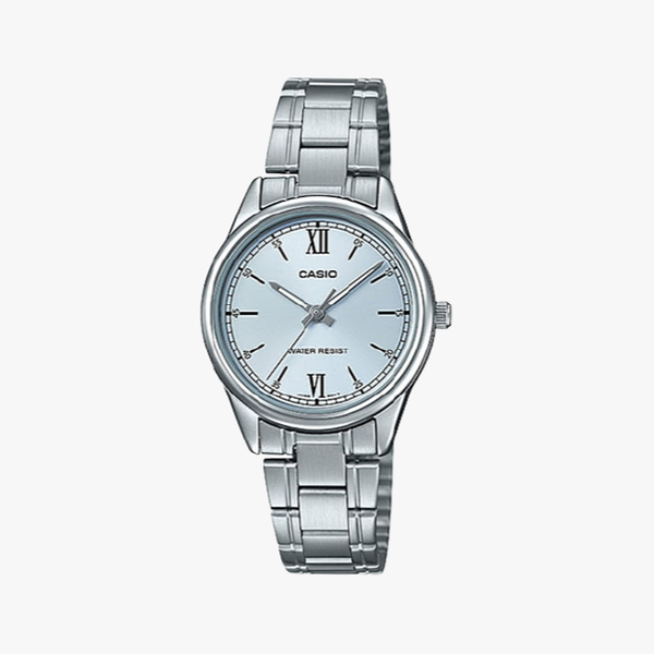 [ประกันร้าน] CASIO นาฬิกาข้อมือผู้หญิง รุ่น LTP-V005D-2B3 Standard Silver