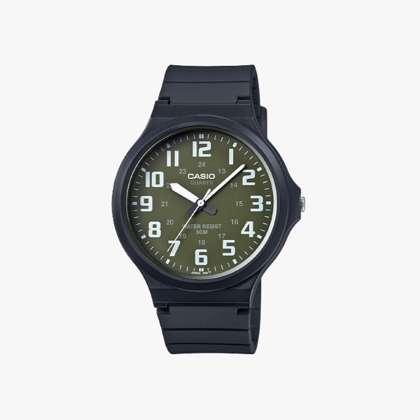 [ประกันร้าน] Casio นาฬิกาข้อมือผู้ชาย รุ่น MW-240-3BVDF-S Standard Black