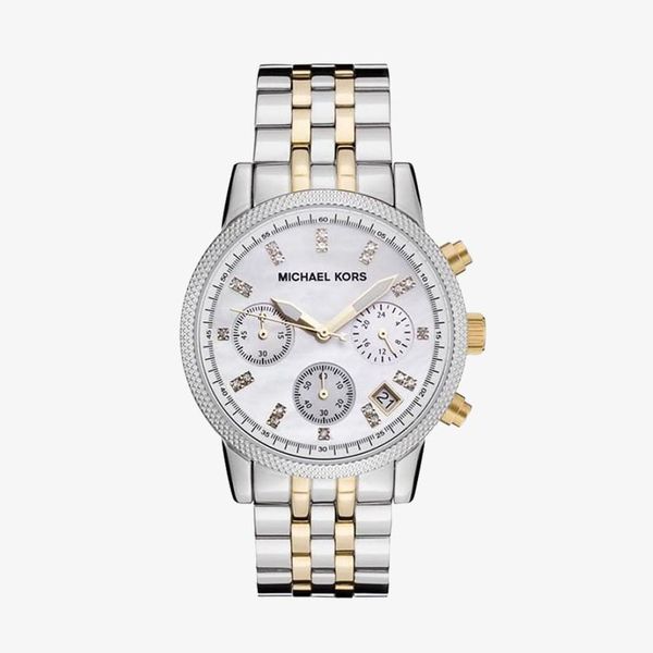 Jet Set Mother of Pearl Dial - Silver, Gold