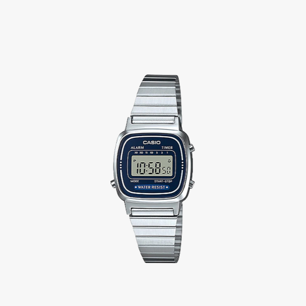 [ประกันร้าน] CASIO นาฬิกาข้อมือผู้ชาย รุ่น LA670WA-2SDF-S Standard Silver