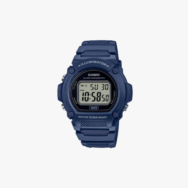 [ประกันร้าน] CASIO นาฬิกาข้อมือผู้ชาย รุ่น W-219H-2AVDF-S Youth Blue
