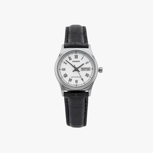 [ประกันร้าน] CASIO นาฬิกาข้อมือผู้หญิง รุ่น LTP-V006L-7B-S Standard Black