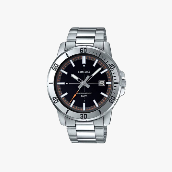 [ประกันร้าน] CASIO นาฬิกาข้อมือผู้ชาย รุ่น MTP-VD01D-1E2VUDF-S Standard SIlver