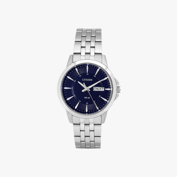 [ประกันร้าน] CITIZEN นาฬิกาข้อมือผู้ชาย รุ่น BF2011-51L AQ Mid Blue Dial Silver
