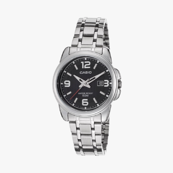 [ประกันร้าน] CASIO นาฬิกาข้อมือผู้หญิง รุ่น LTP1314D-1A Standard Enticer Ladies Silver