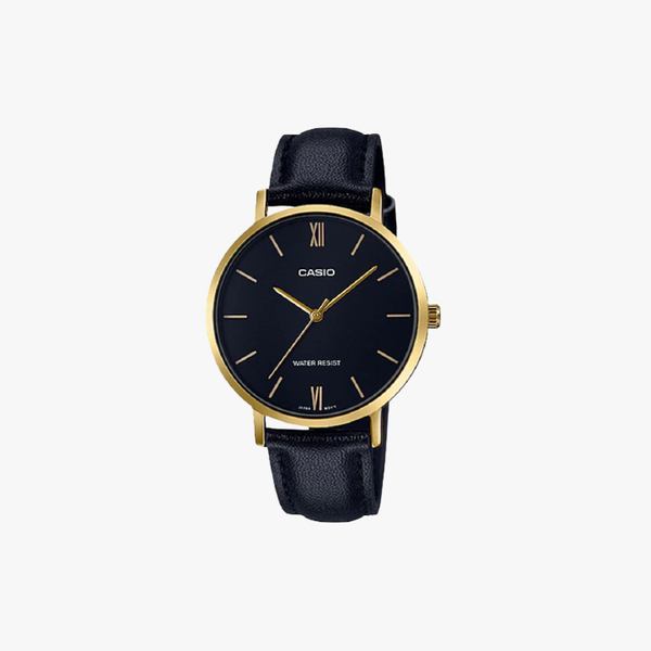 [ประกันร้าน] CASIO นาฬิกาข้อมือผู้หญิง รุ่น LTP-VT01GL-1B-S Standard Black