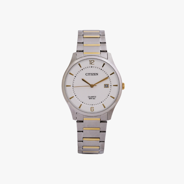 [ประกันร้าน] CITIZEN นาฬิกาข้อมือผู้ชาย รุ่น BD0048-80A AQ Mid White Dial Silver