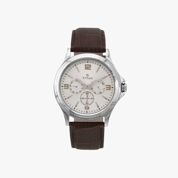 นาฬิกา TITAN NEO T-1698SL01 สีน้ำตาล