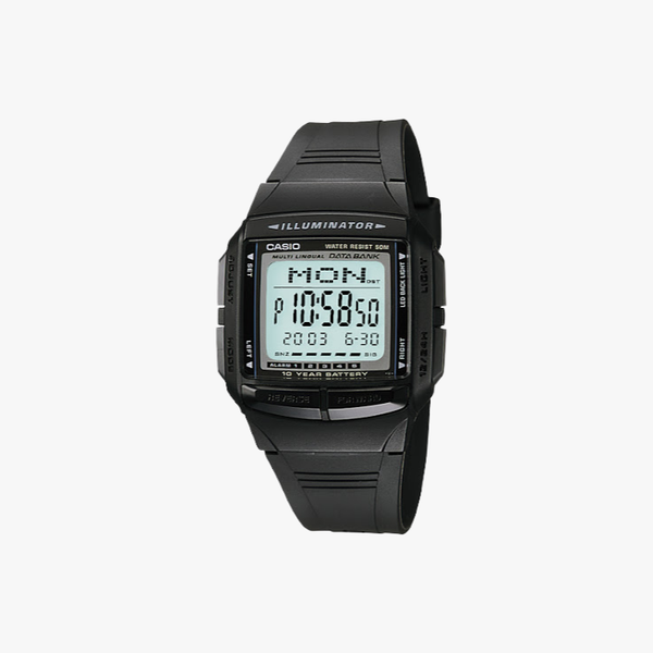 [ประกันร้าน] CASIO นาฬิกาข้อมือ รุ่น DB-36-1AVSDF-S Data Bank - Black