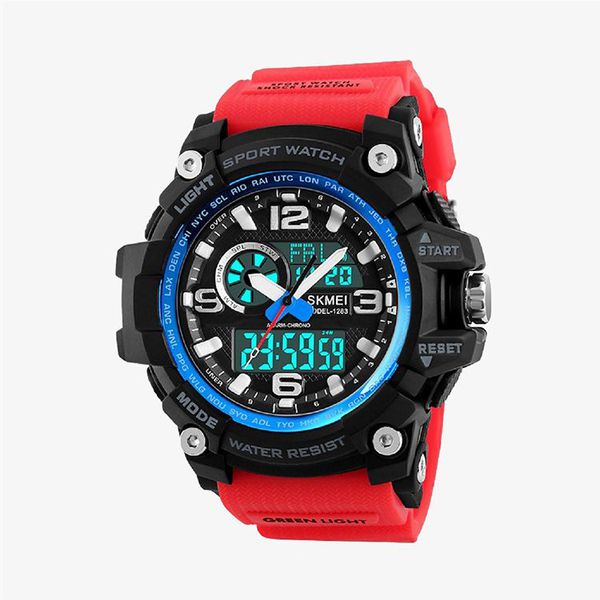 SKMEI SK1283-Blue-Red