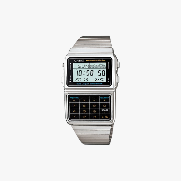 [ประกันร้าน] CASIO นาฬิกาข้อมือ รุ่น DBC-611-1DF-S Data Blank - Silver
