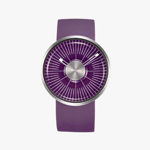 ODM นาฬิกาข้อมือแบบเข็ม รุ่น MY03-04 หน้าปัดสีม่วง สายสีม่วง