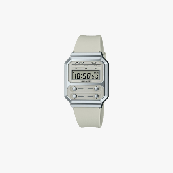 [ประกันร้าน] Casio นาฬิกาข้อมือ รุ่น A100WEF-8ADF-S Vintage Grey