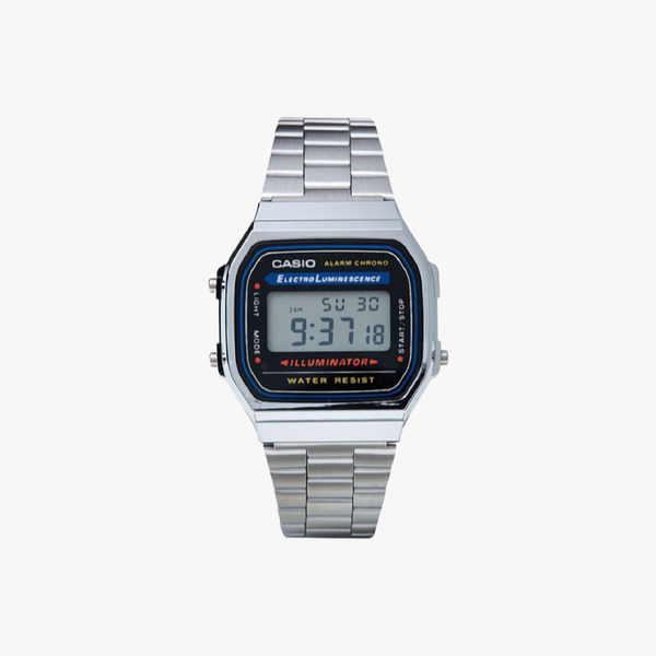 [ประกันร้าน] CASIO นาฬิกาข้อมือผู้ชาย รุ่น A168WA-1WDF-S Vintage Silver