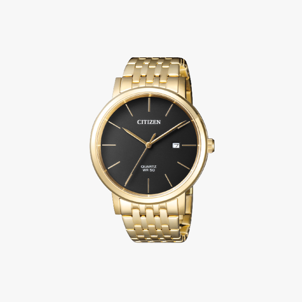 [ประกันร้าน] CITIZEN นาฬิกาข้อมือผู้ชาย รุ่น BI5072-51E  AQ Mid Black Dial Gold