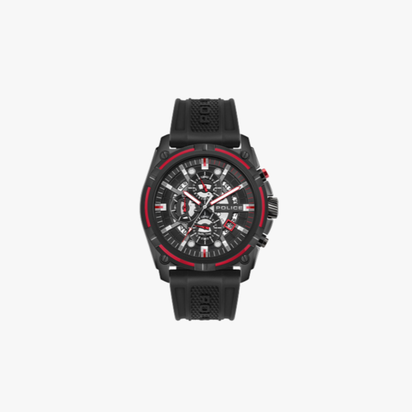 นาฬิกาข้อมือผู้ชาย Police Multifunction LEPTIS watch รุ่น PEWJQ2003540 สีดำ