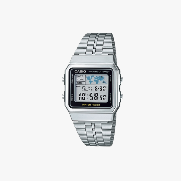 [ประกันร้าน] Casio นาฬิกาข้อมือ รุ่น A500WA-1DF-S Standard Silver