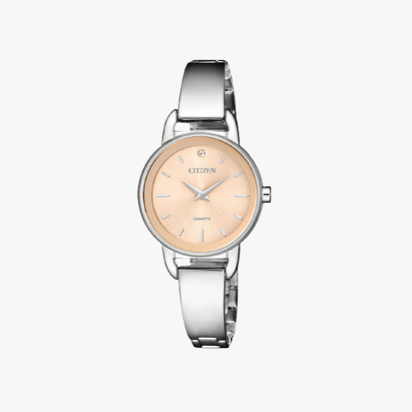 [ประกันร้าน] CITIZEN นาฬิกาข้อมือผู้หญิง รุ่น EZ6370-56X AQ Mid Quartz Watch