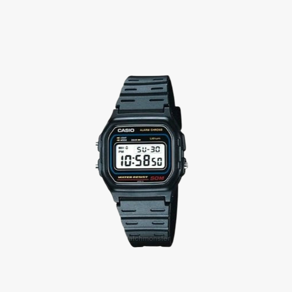 [ประกันร้าน] CASIO นาฬิกาข้อมือผู้ชาย รุ่น W-59-1VHDF-S Classic Black