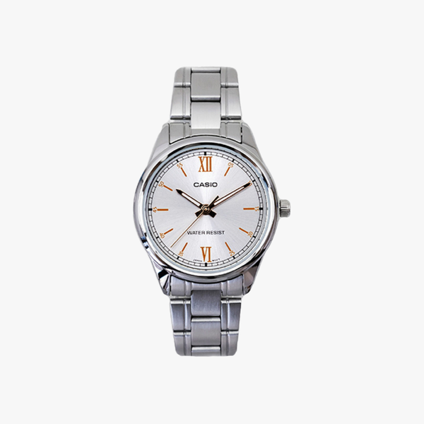 [ประกันร้าน] CASIO นาฬิกาข้อมือผู้หญิง รุ่น LTP-V005D-7B2UDF-S Standard Silver