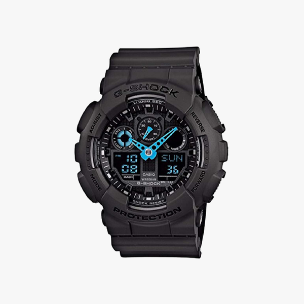 [ประกันร้าน] G-Shock นาฬิกาข้อมือผู้ชาย รุ่น GA-100C-8A-S Standard Black